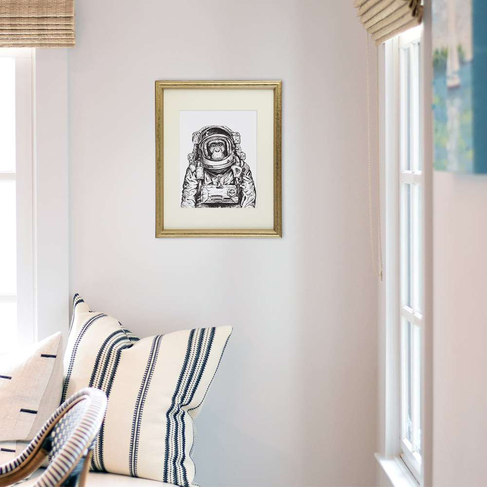 Astronaut Monkey Art Print - 8x10 | Space Monkey - Dream Big Printables