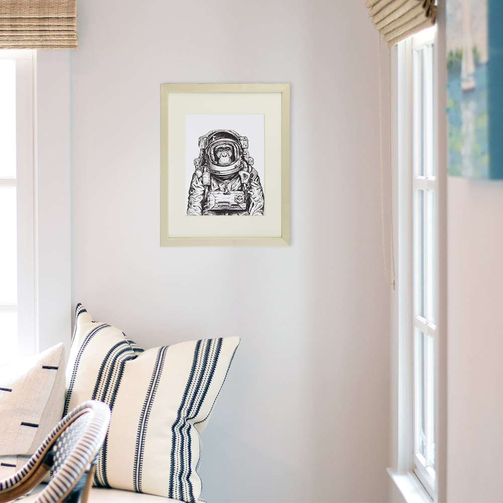 Astronaut Monkey Art Print - 8x10 | Space Monkey - Dream Big Printables