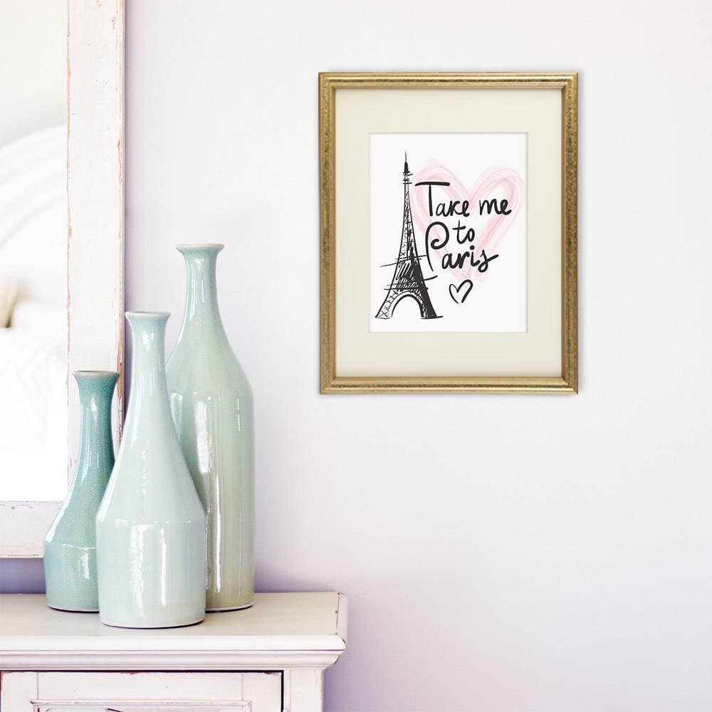Take Me to Paris Wall Art - Dream Big Printables