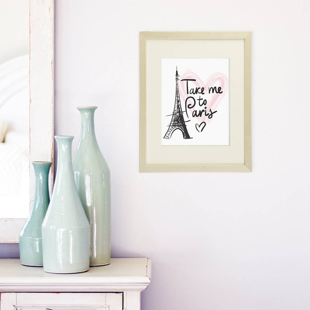 Take Me to Paris Wall Art - Dream Big Printables