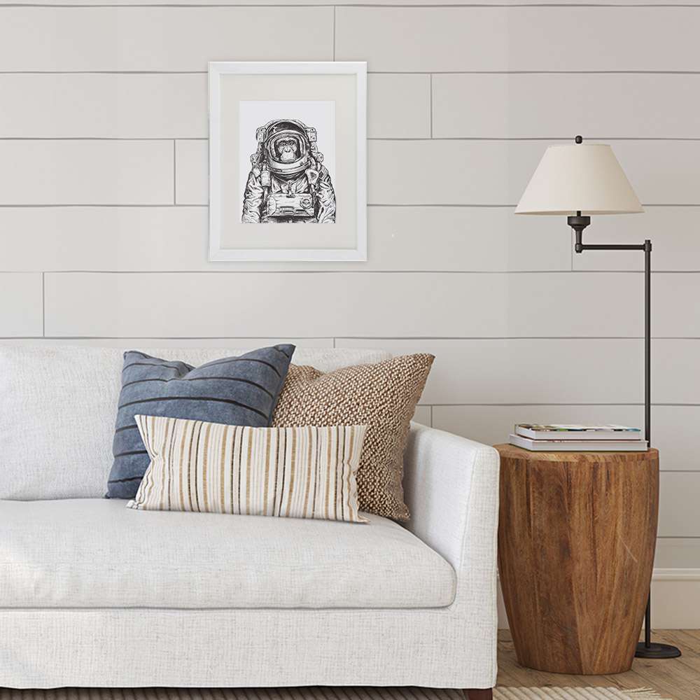 Astronaut Monkey Art Print - 8x10 | Space Monkey - Dream Big Printables