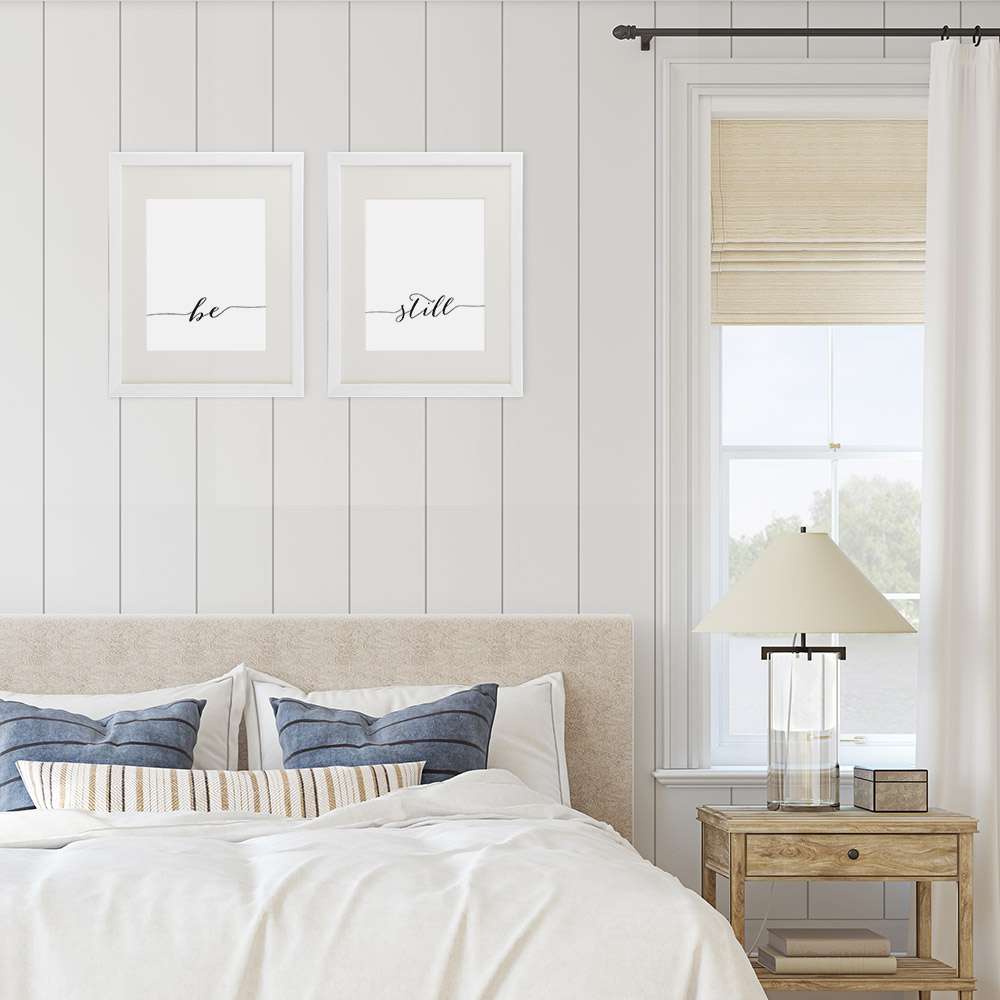 Be Still Wall Art Prints (Set of 2) - 8x10 | Inspirational Wall Art - Dream Big Printables
