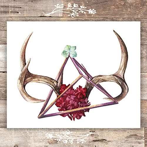 Abstract Antlers Art Print - 8x10 - Dream Big Printables