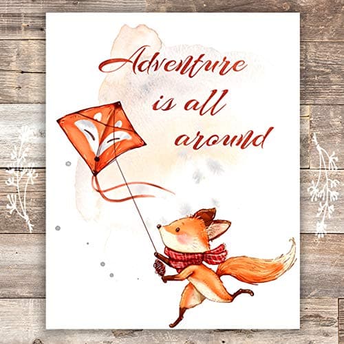 Adventure Is All Around Art Print - 8x10 - Dream Big Printables