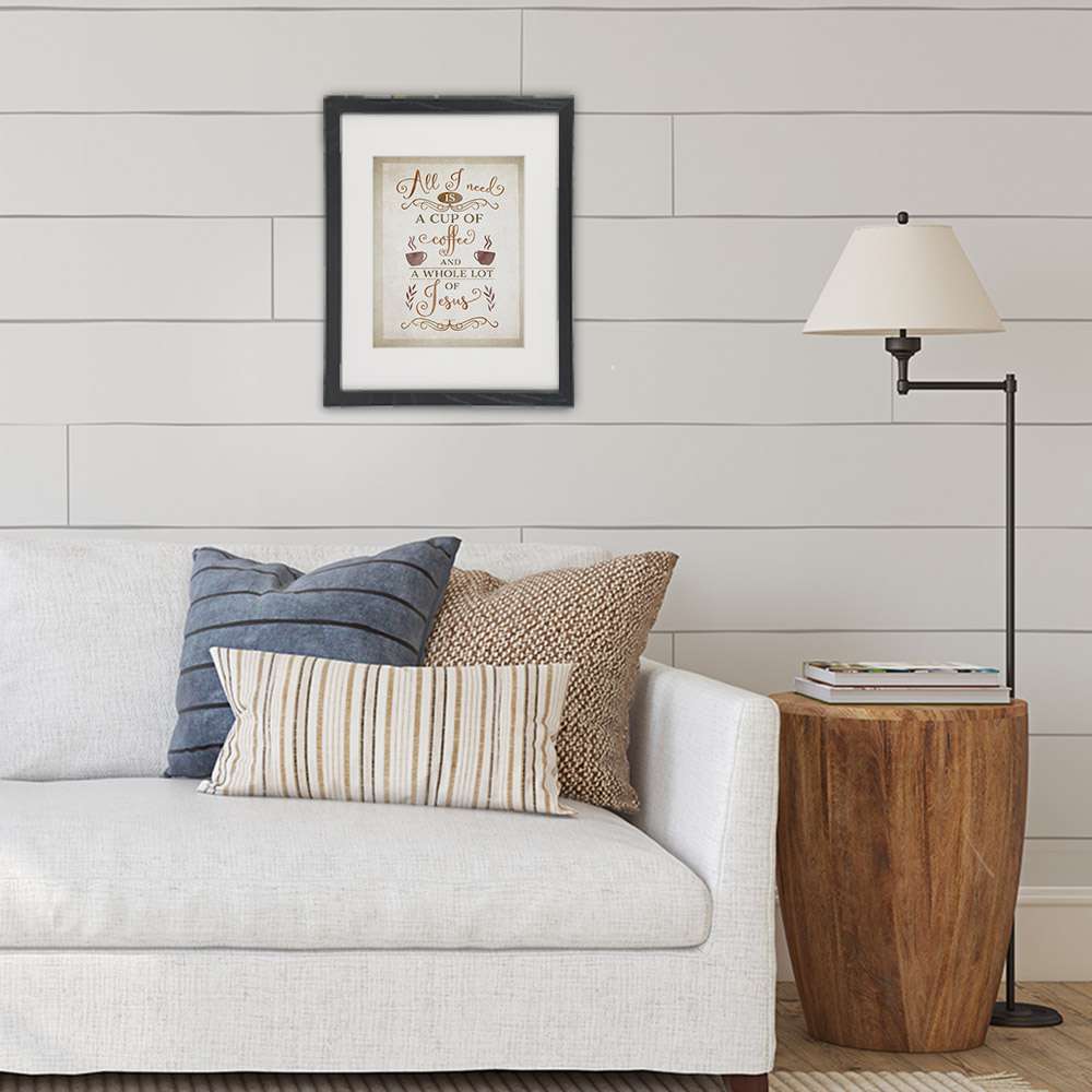 All I Need Is A Cup Of Coffee And A Whole Lot Of Jesus Wall Art Print - 8x10 - Dream Big Printables