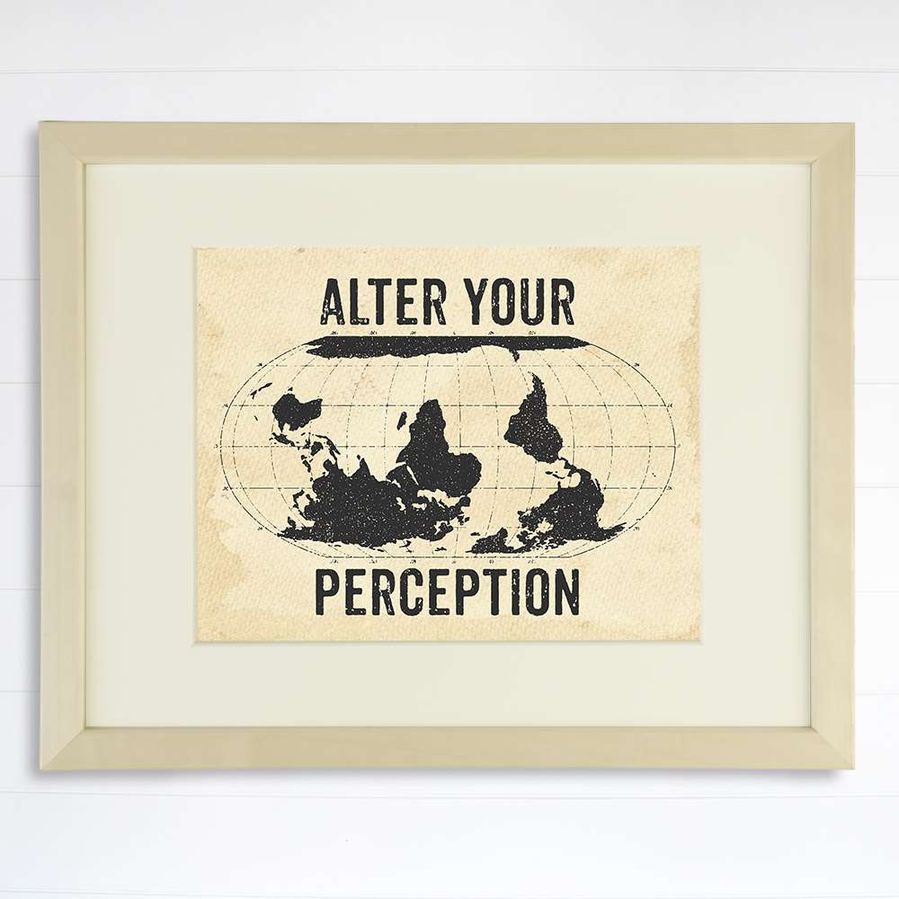 Alter Your Perception Travel Art Print - 8x10 - Dream Big Printables