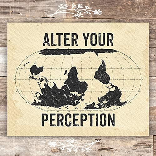 Alter Your Perception Travel Art Print - 8x10 - Dream Big Printables