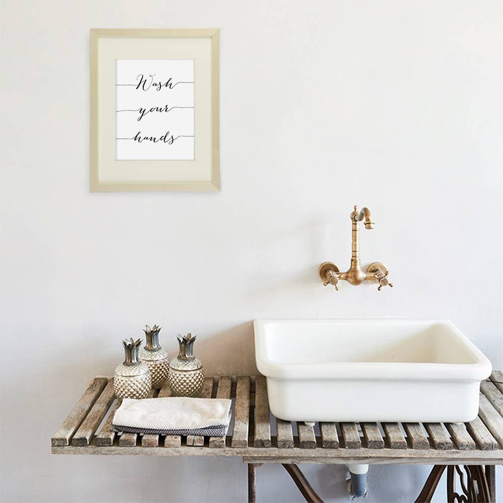 Bathroom Decor Wash Your Hands Art Print - 8x10 - Dream Big Printables