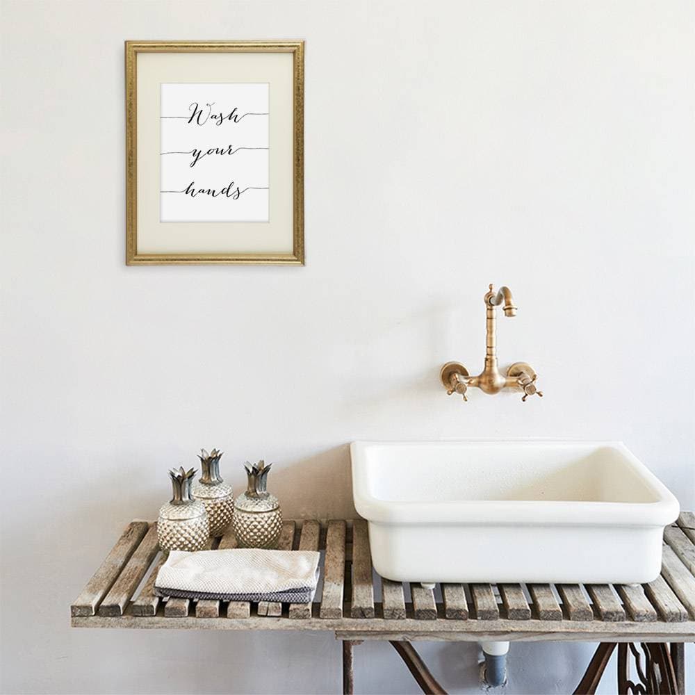 Bathroom Decor Wash Your Hands Art Print - 8x10 - Dream Big Printables