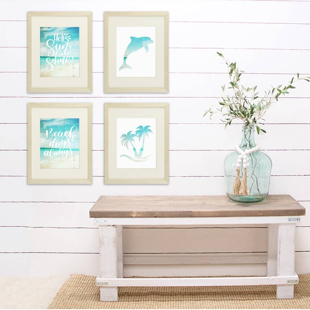 Beach Set Art Prints (Set of 4) - 8x10s - Dream Big Printables