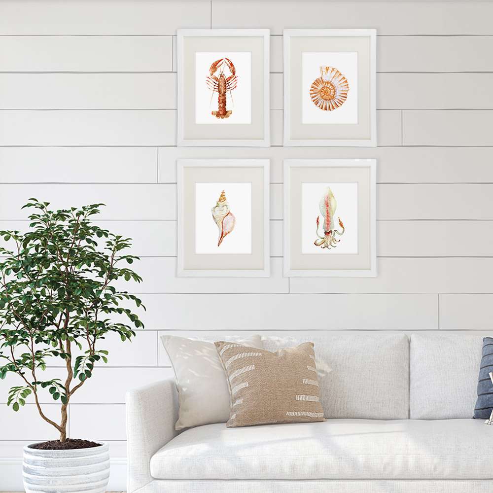 Beach Wall Decor Art Prints (Set of 4) - 8x10s - Dream Big Printables