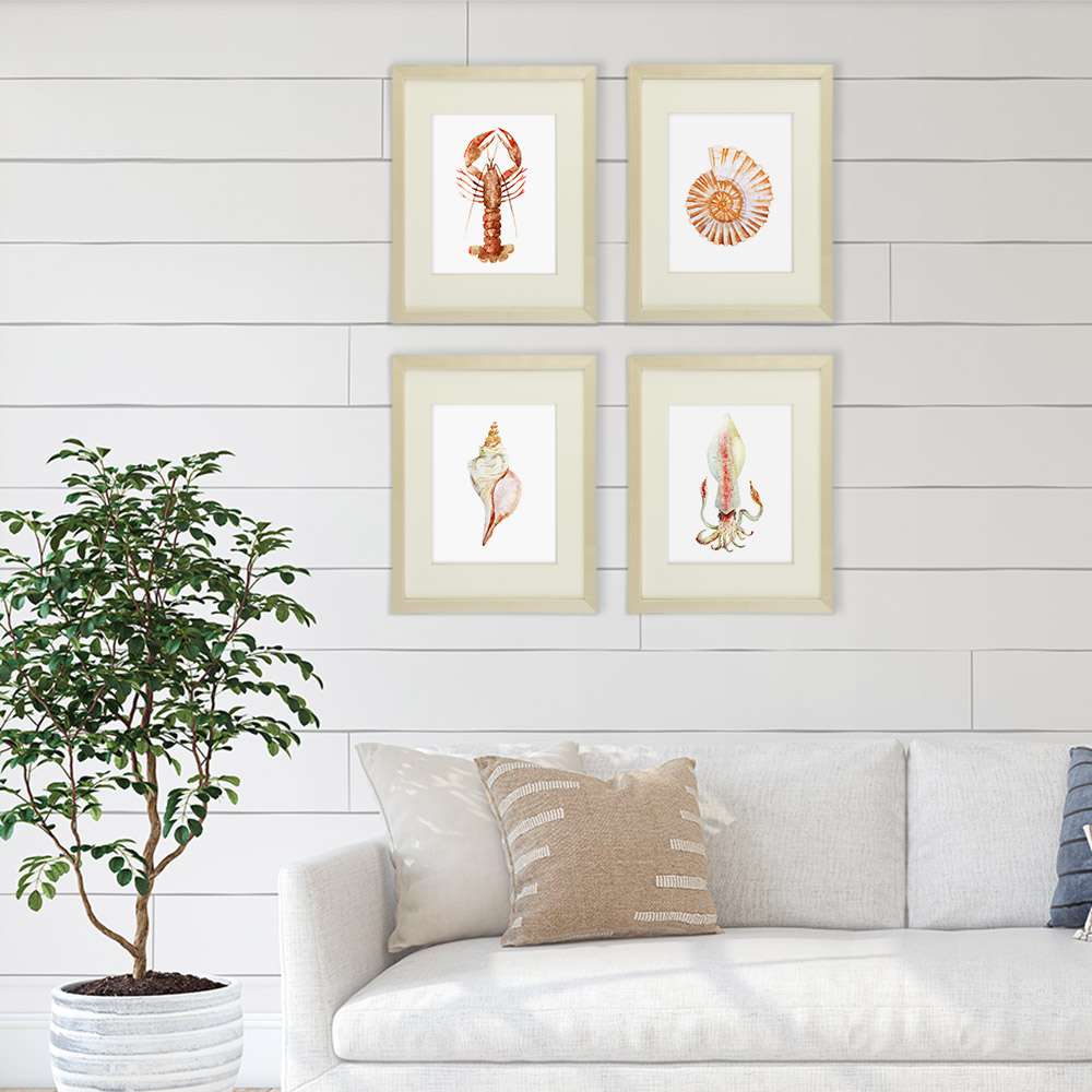 Beach Wall Decor Art Prints (Set of 4) - 8x10s - Dream Big Printables
