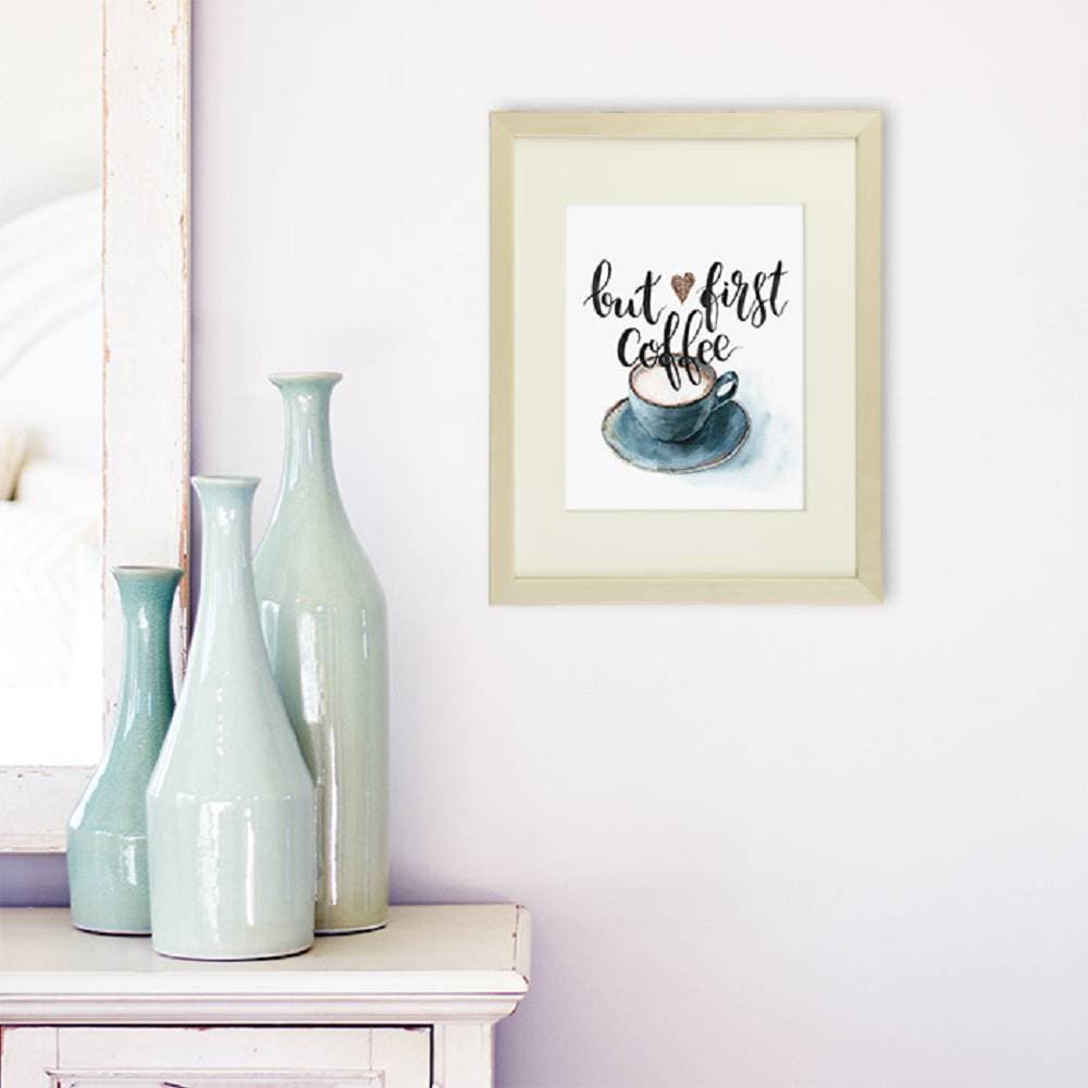 But First Coffee Wall Art Print - 8x10 - Dream Big Printables