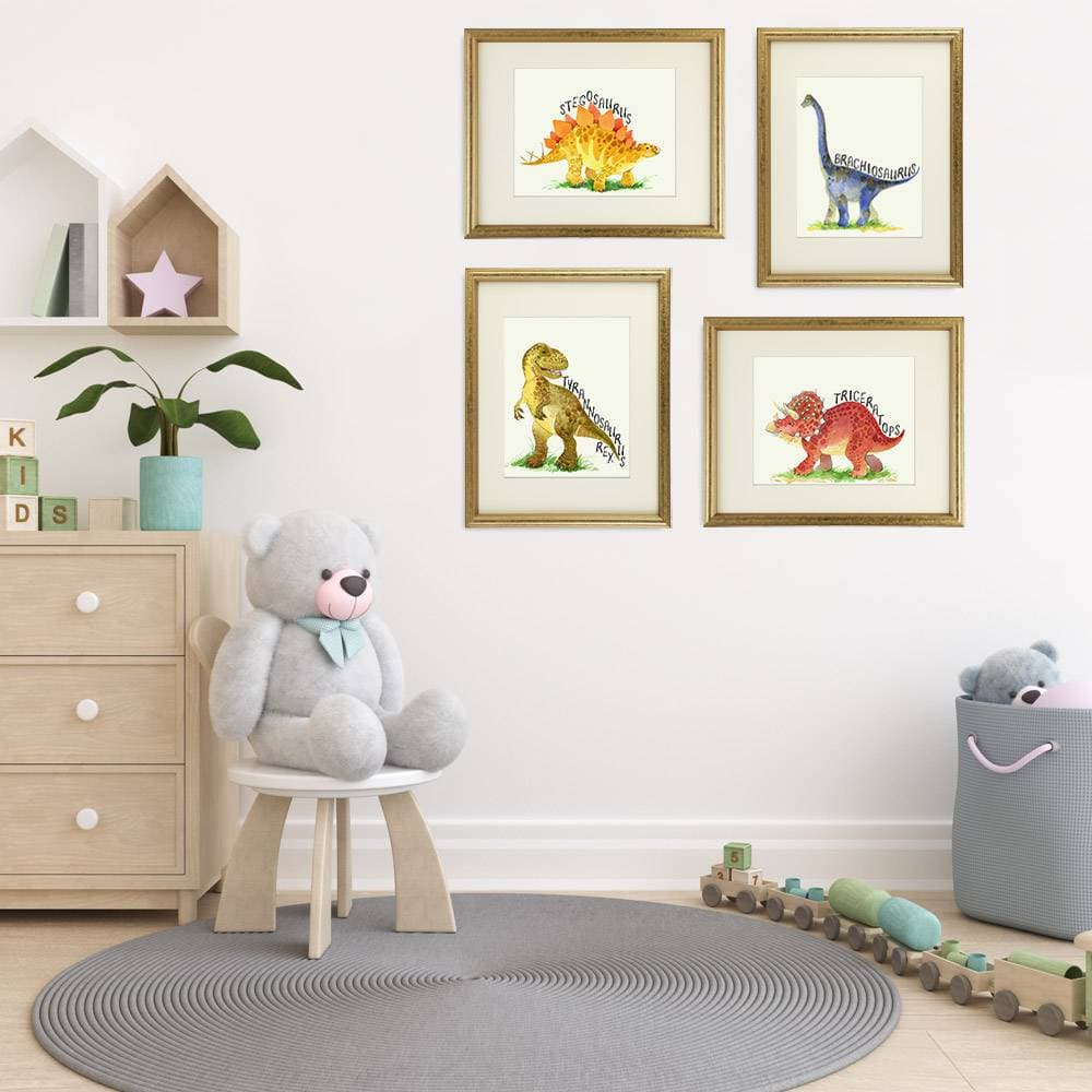 Dinosaur Bedroom Decor Wall Art Prints (Set of 4) - 8x10s - Dream Big Printables