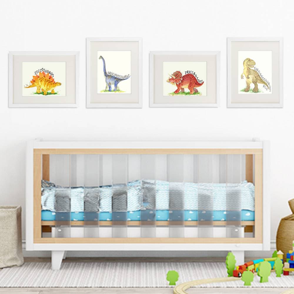 Dinosaur Bedroom Decor Wall Art Prints (Set of 4) - 8x10s - Dream Big Printables