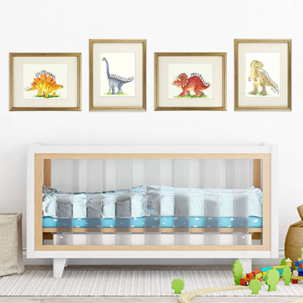 Dinosaur Bedroom Decor Wall Art Prints (Set of 4) - 8x10s - Dream Big Printables