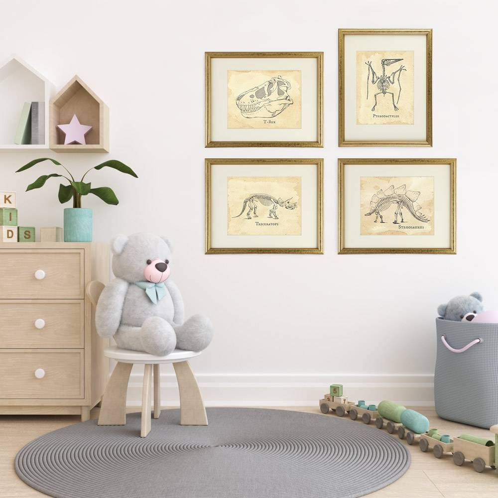 Dinosaur Bedroom Wall Decor Art Prints (Set of 4) - 8x10s - Dream Big Printables