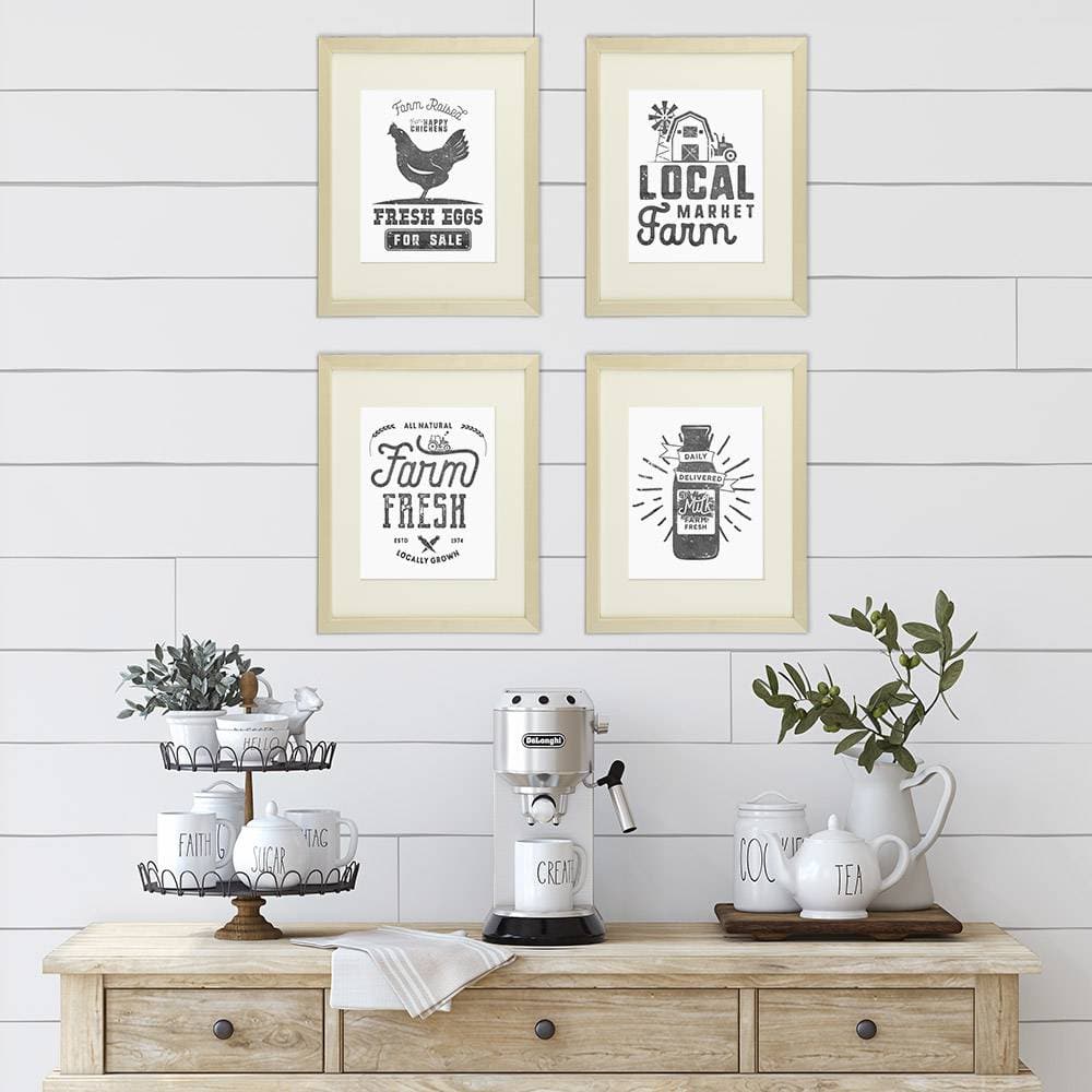 Farmhouse Decor - Kitchen Art Prints (Set of 4) - 8x10s - Dream Big Printables