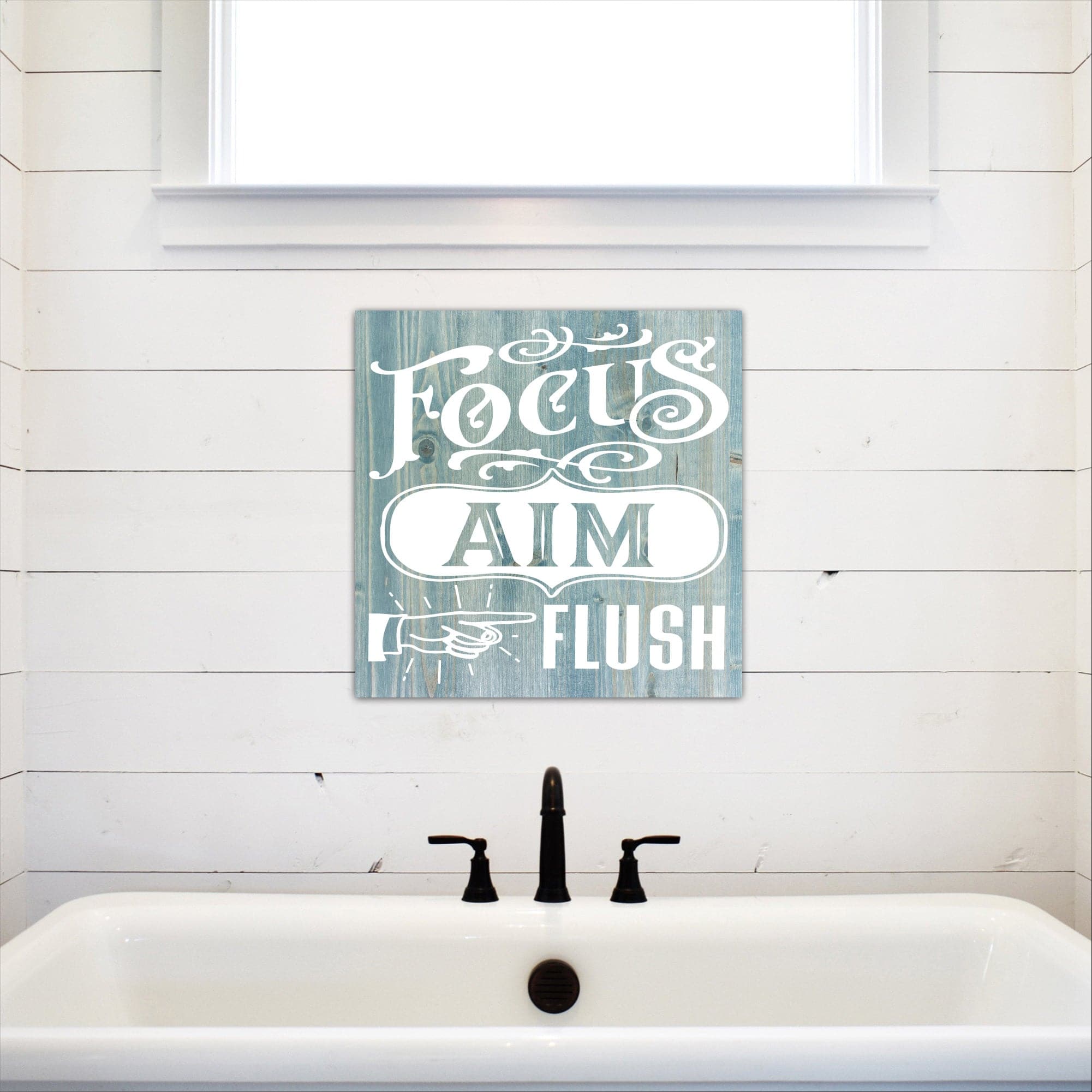 Focus Aim Flush - Dream Big Printables