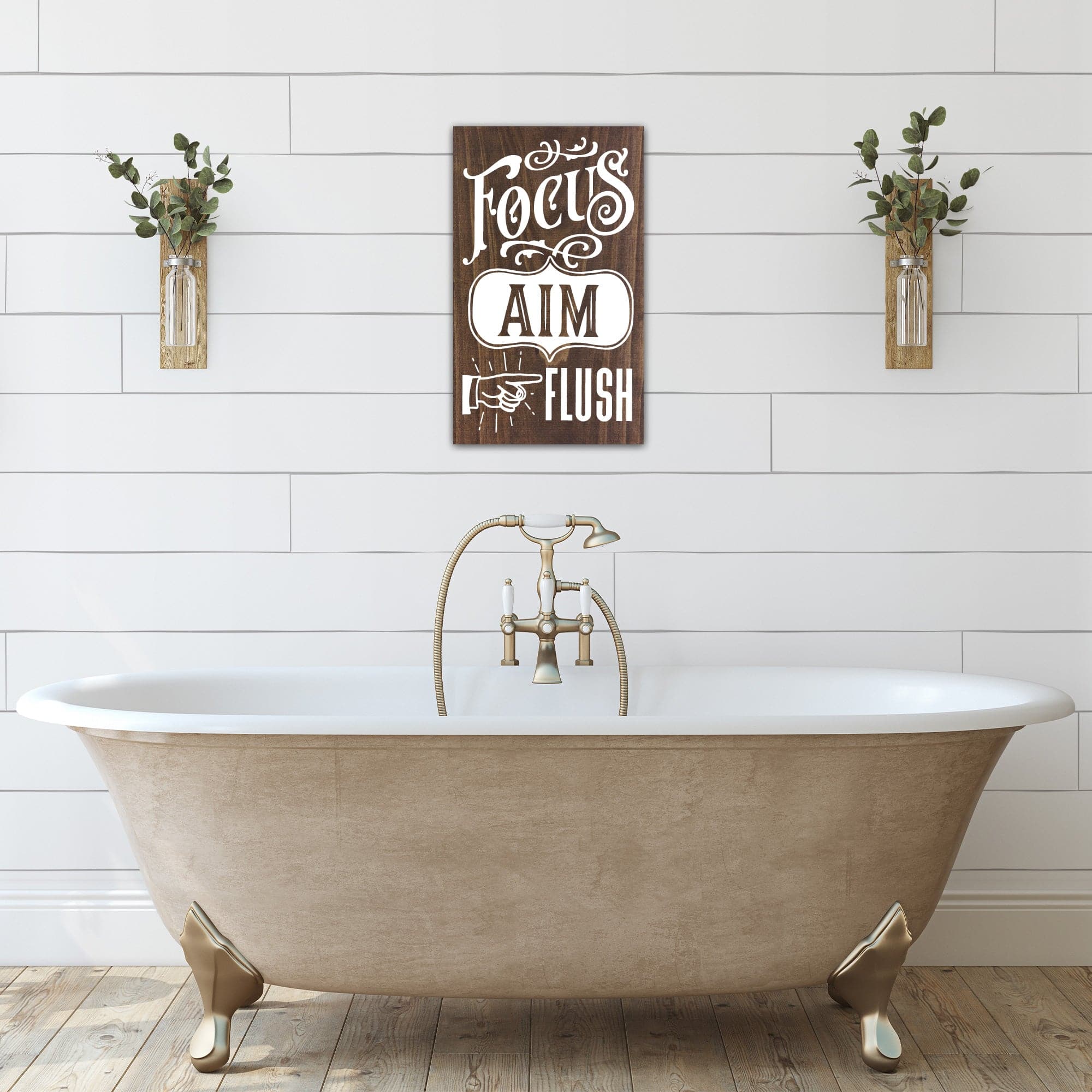 Focus Aim Flush - Dream Big Printables