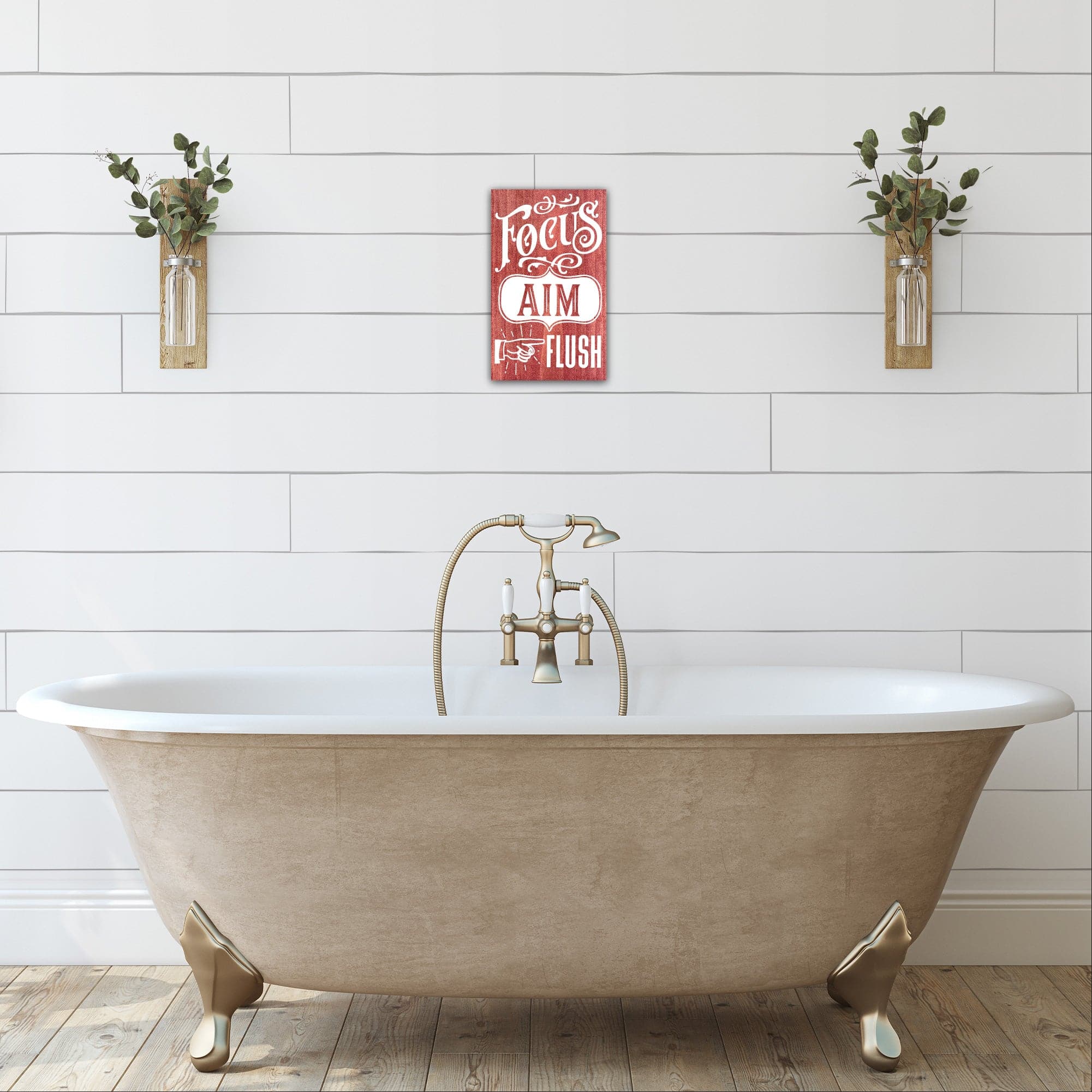 Focus Aim Flush - Dream Big Printables
