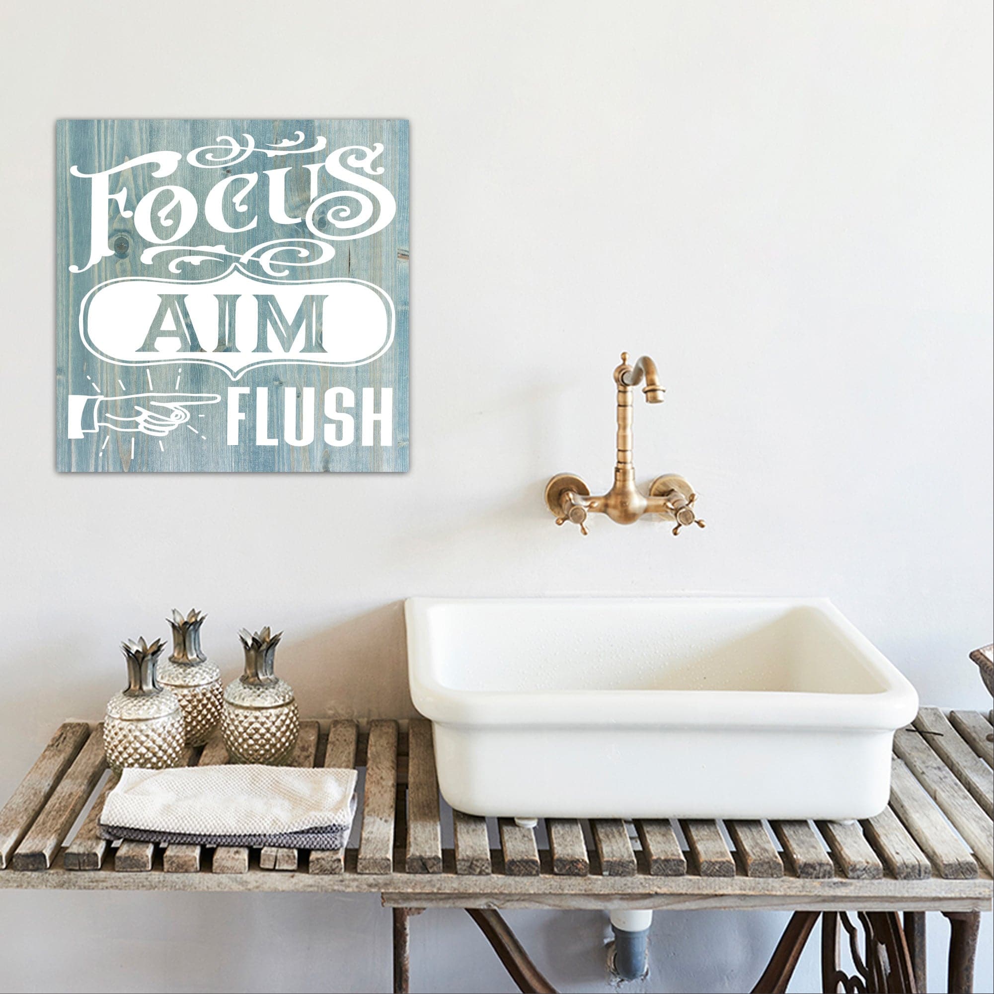 Focus Aim Flush - Dream Big Printables