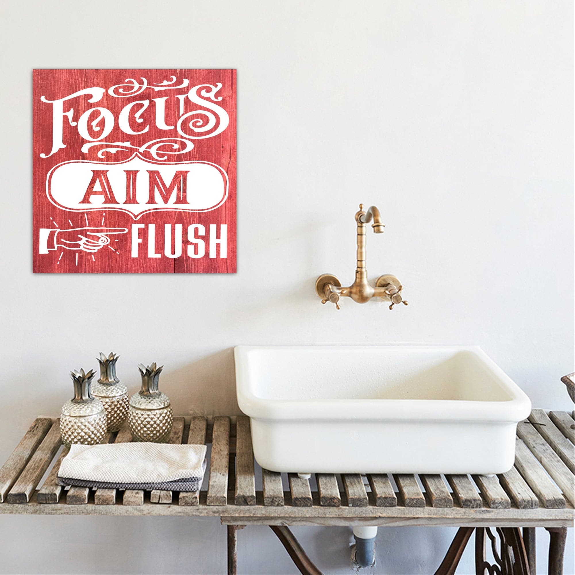 Focus Aim Flush - Dream Big Printables