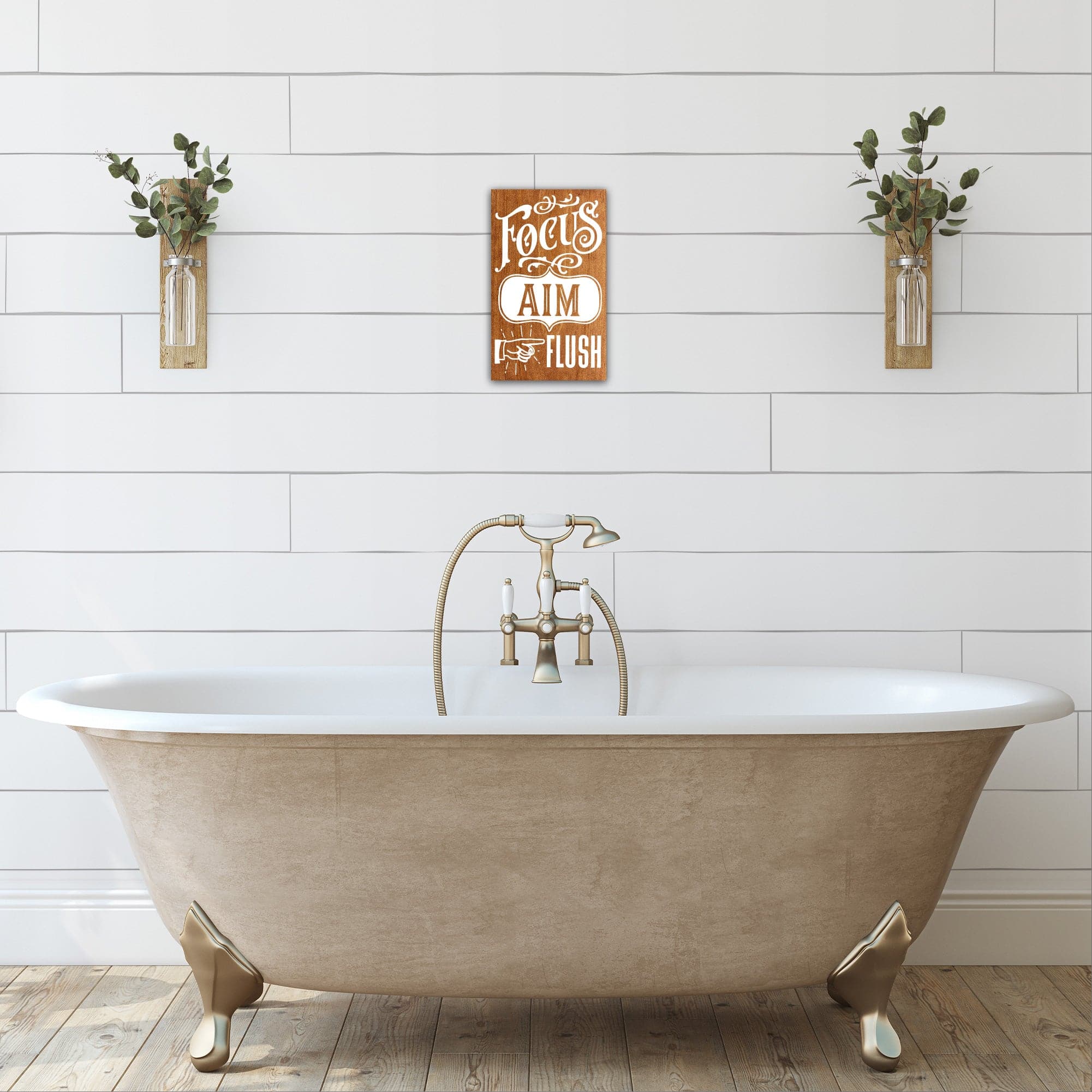 Focus Aim Flush - Dream Big Printables