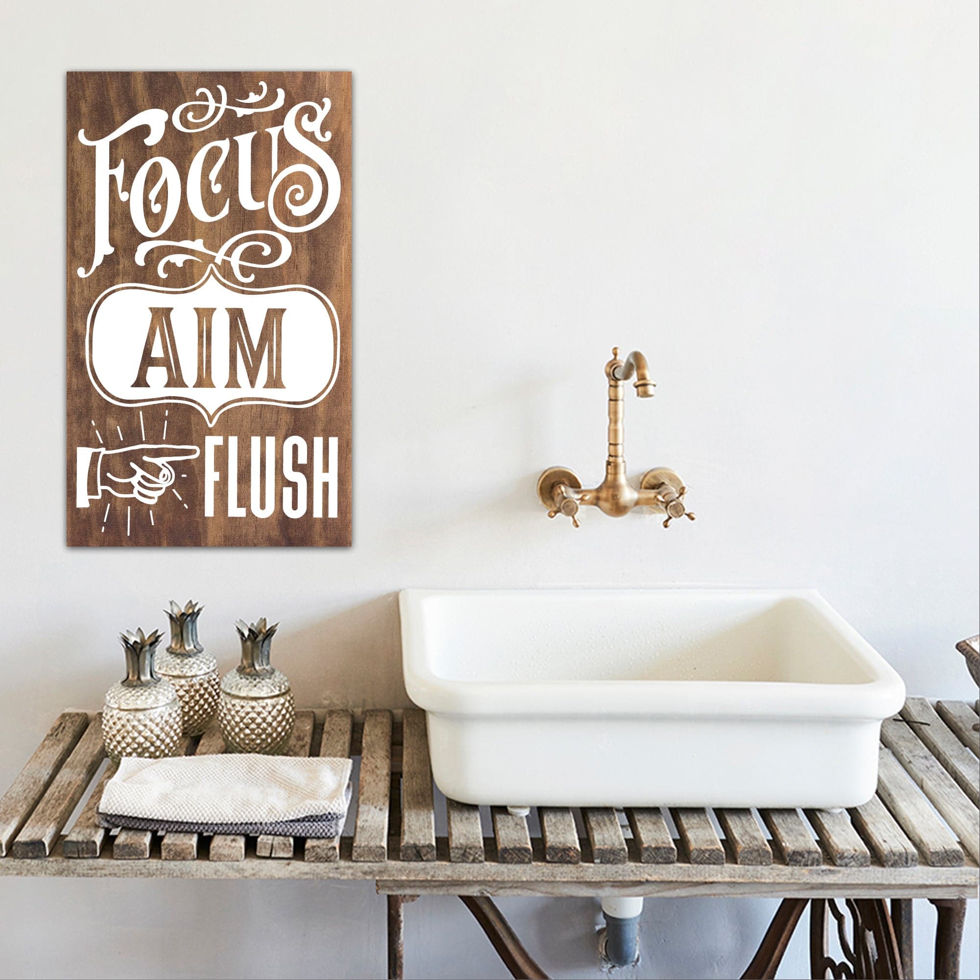 Focus Aim Flush - Dream Big Printables