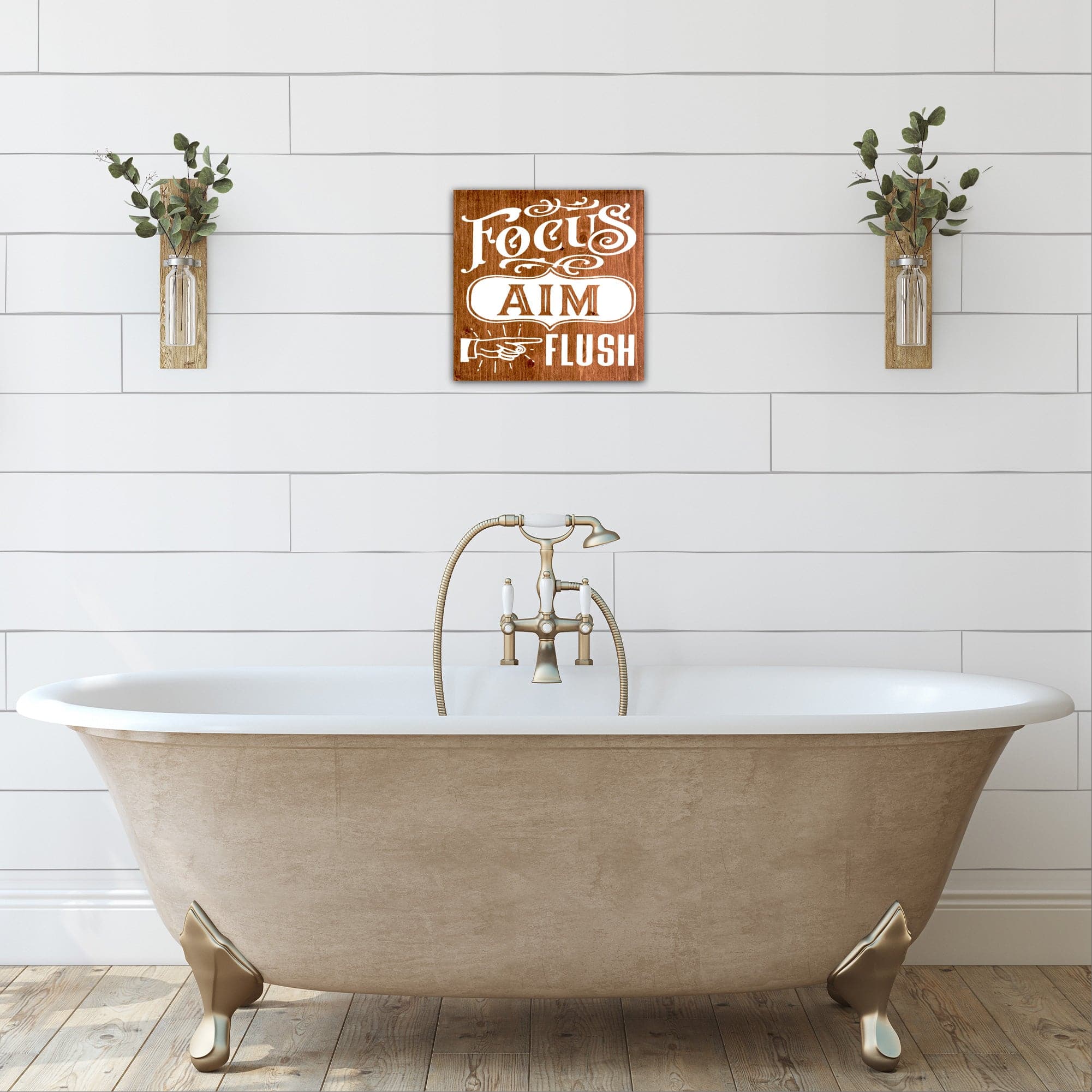 Focus Aim Flush - Dream Big Printables
