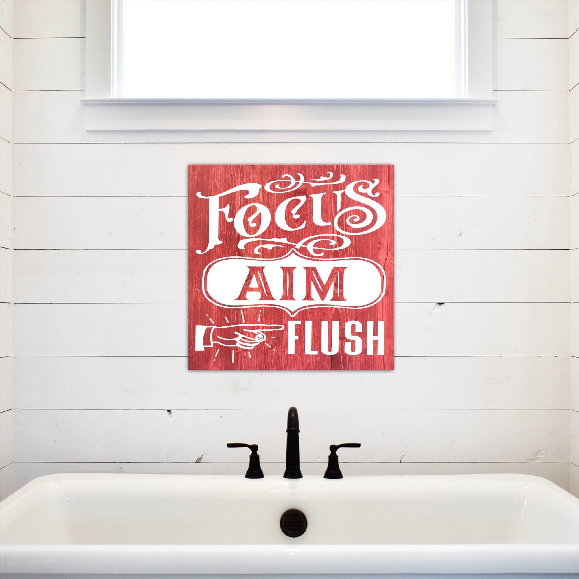 Focus Aim Flush - Dream Big Printables