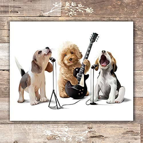 Funny Dog Wall Art - Unframed - 8x10 | Puppy Wall Decor - Dream Big Printables