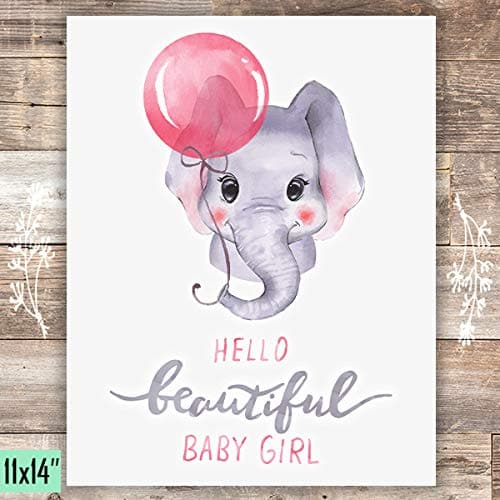 Girls Nursery Decor Art Print - Unframed - 11x14 - Dream Big Printables