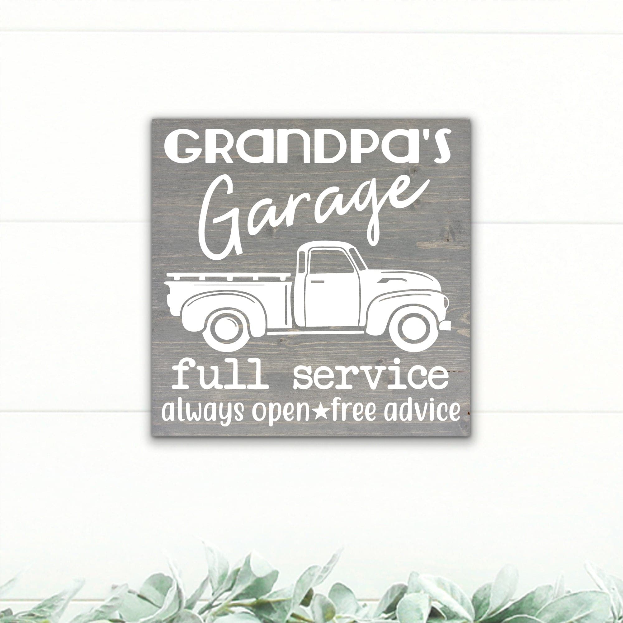 Grandpa's Garage - Dream Big Printables