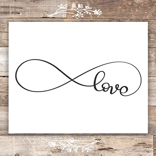 Infinite Love Art Print - Unframed - 8x10 - Dream Big Printables