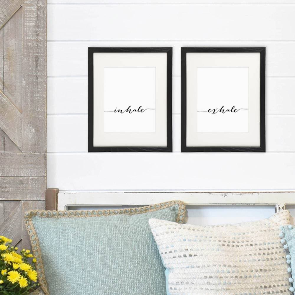 Inhale Exhale Wall Art Prints - (Set of 2) - 8x10 | Inspirational Wall Art - Dream Big Printables