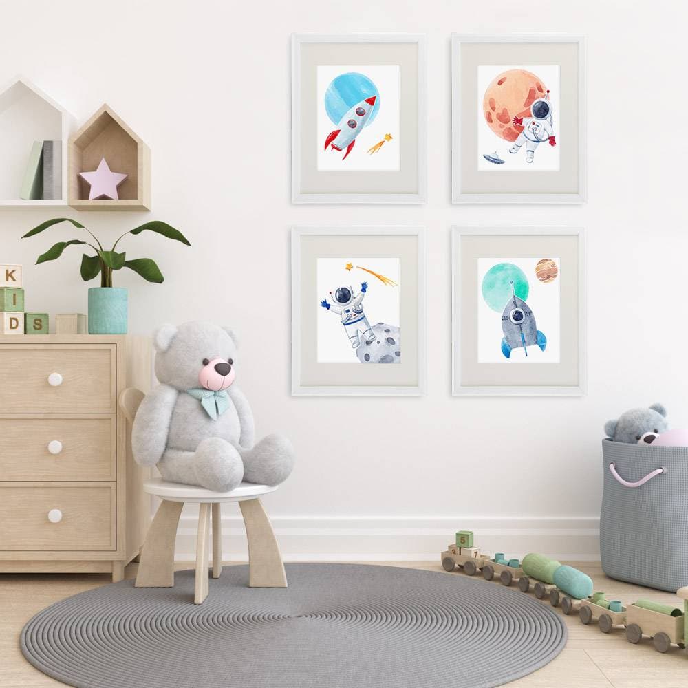 Kids Space Decor Art Prints (Set of 4) - 8x10s - Dream Big Printables