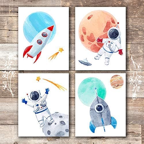 Kids Space Decor Art Prints (Set of 4) - 8x10s - Dream Big Printables