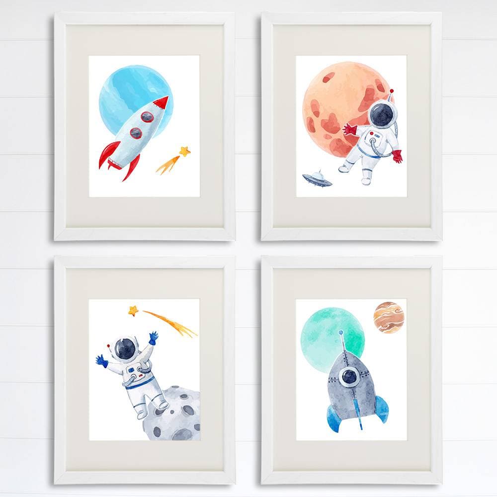 Kids Space Decor Art Prints (Set of 4) - 8x10s - Dream Big Printables