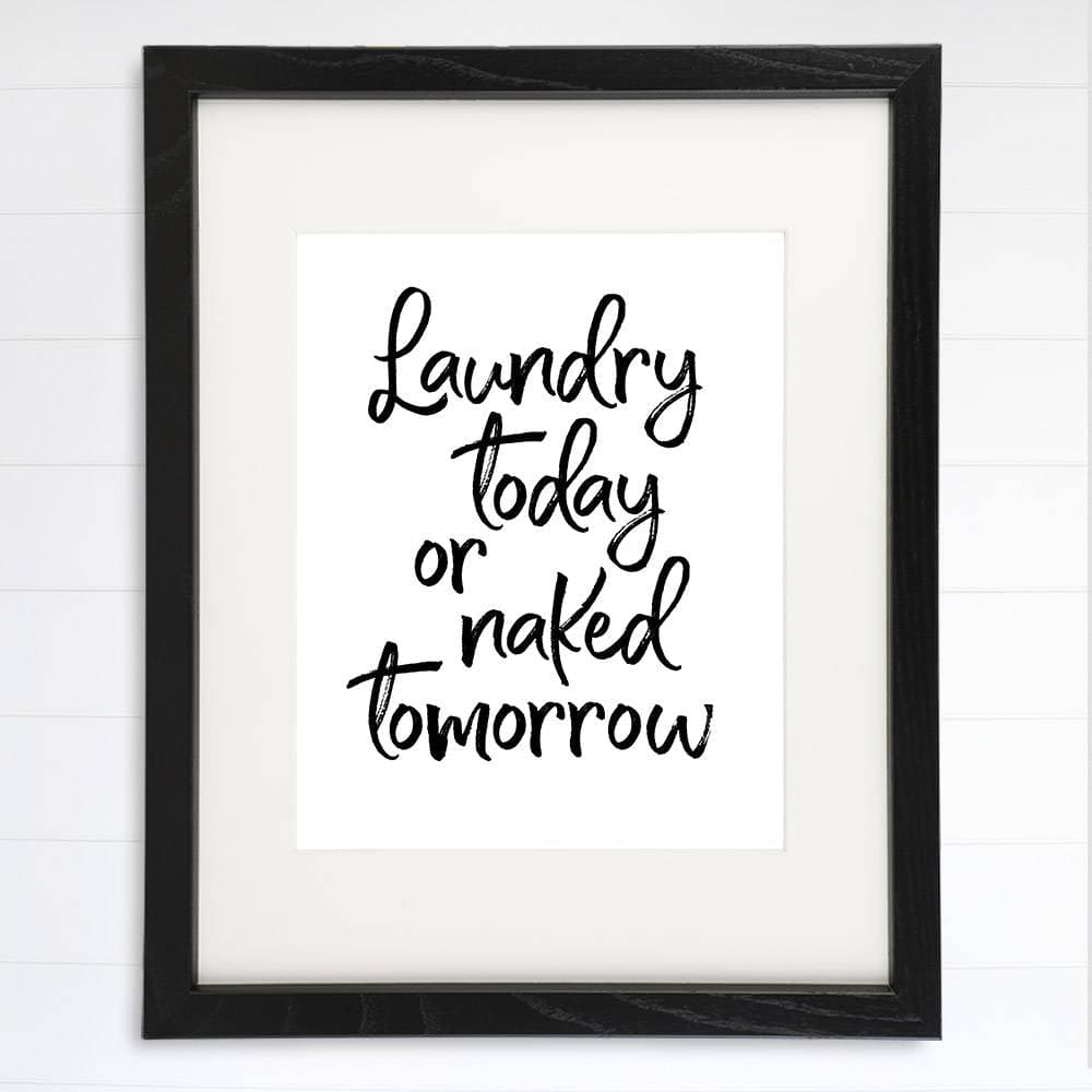 Laundry Room Decor Art Print - 8x10 - Dream Big Printables