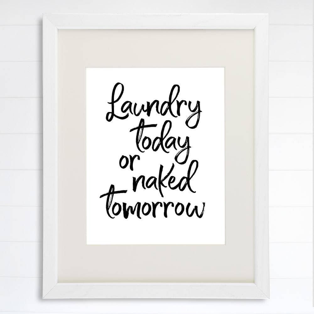 Laundry Room Decor Art Print - 8x10 - Dream Big Printables