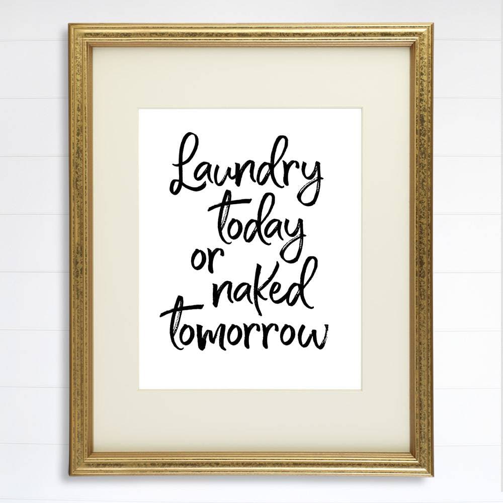 Laundry Room Decor Art Print - 8x10 - Dream Big Printables