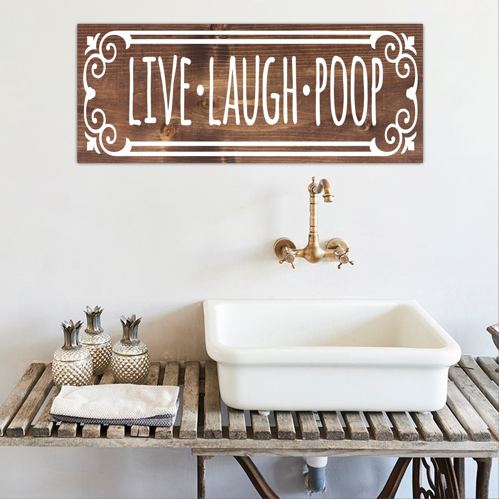 Live Laugh Poop - Dream Big Printables