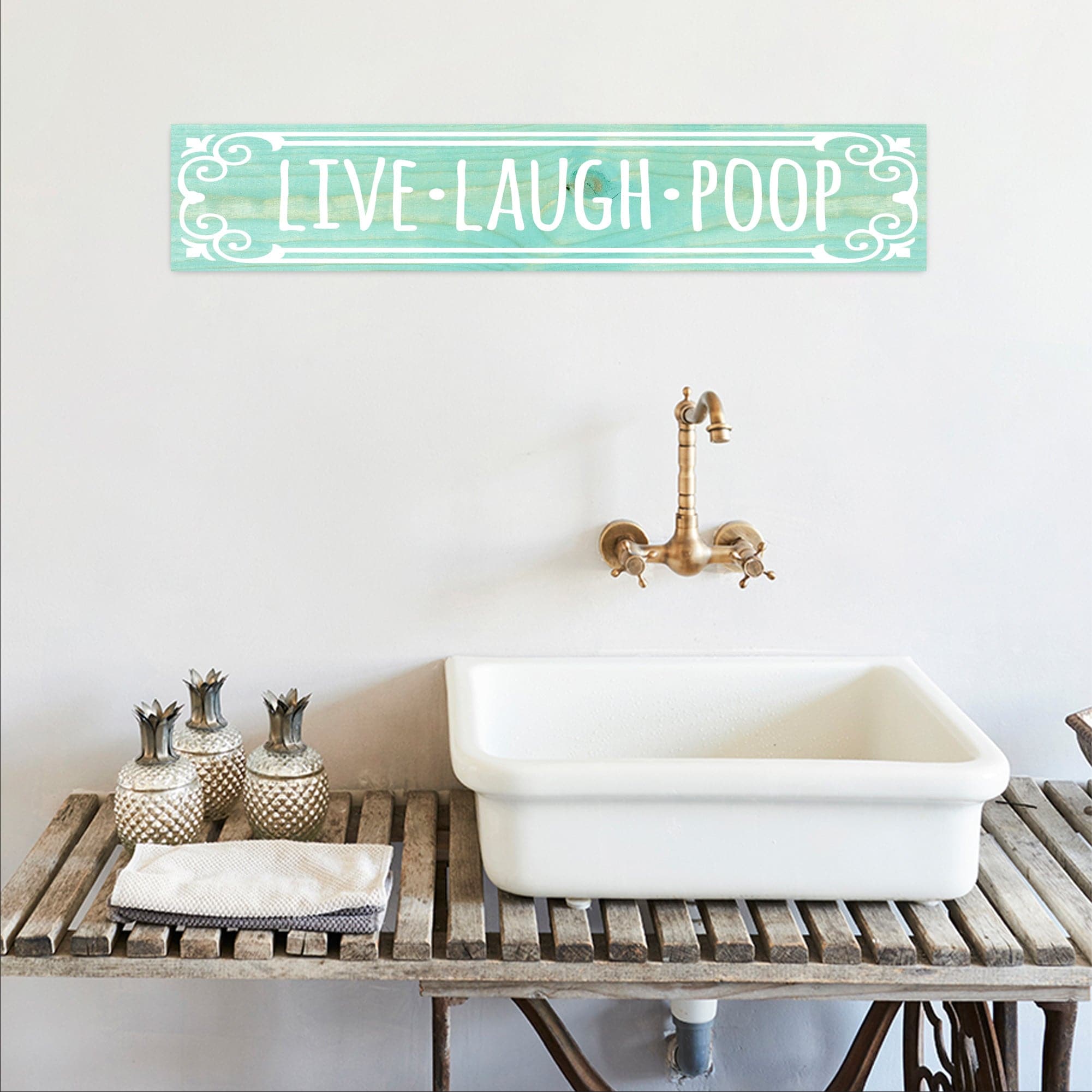 Live Laugh Poop - Dream Big Printables