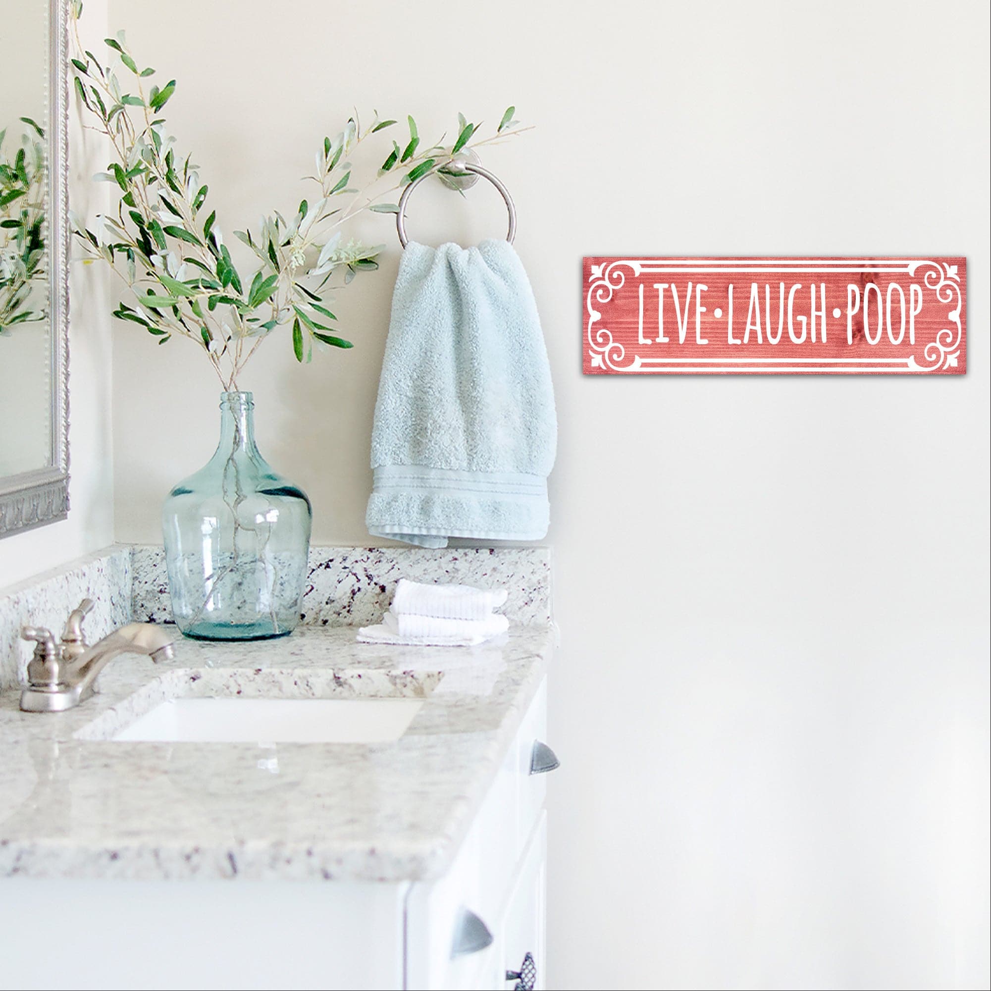 Live Laugh Poop - Dream Big Printables