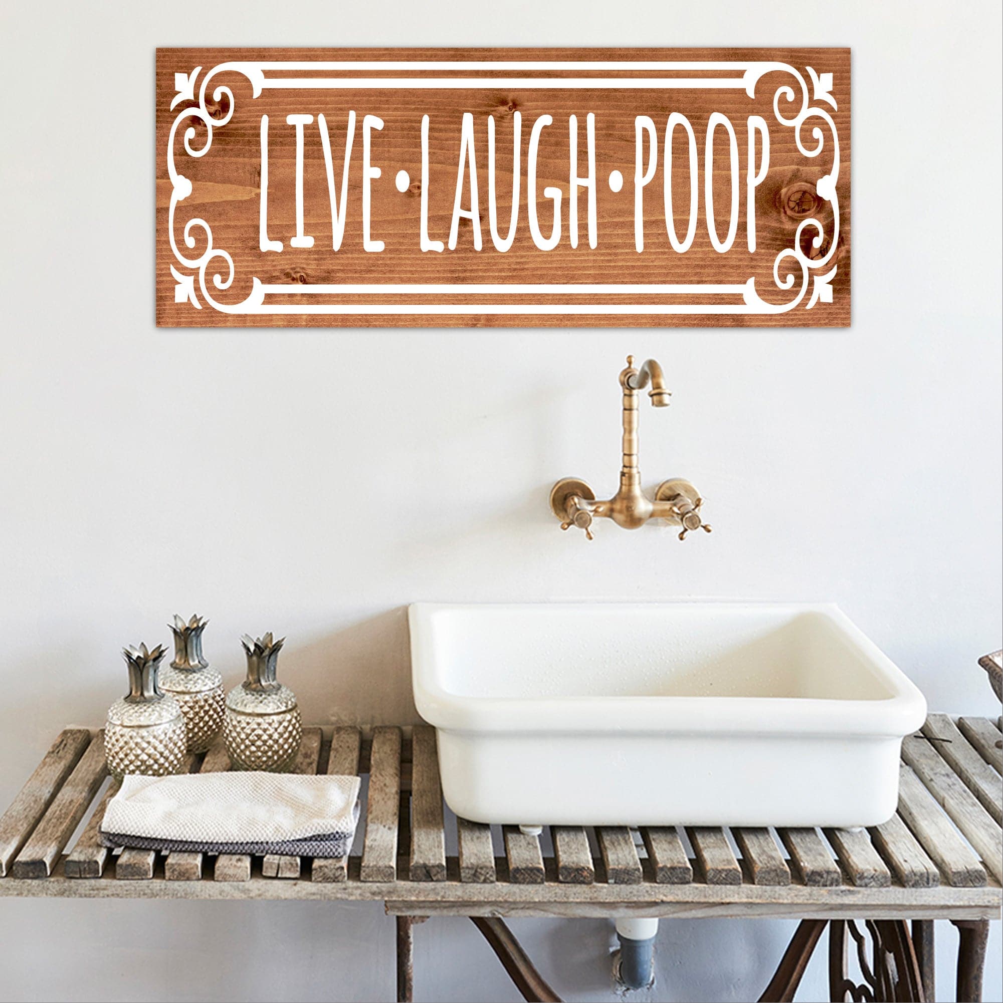 Live Laugh Poop - Dream Big Printables
