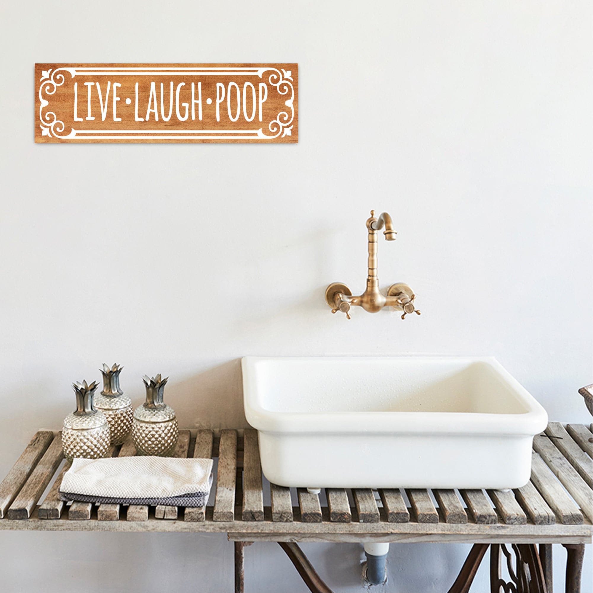 Live Laugh Poop - Dream Big Printables