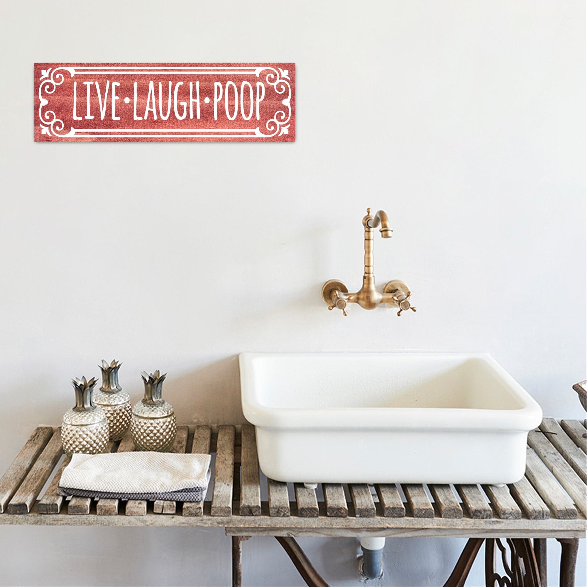 Live Laugh Poop - Dream Big Printables