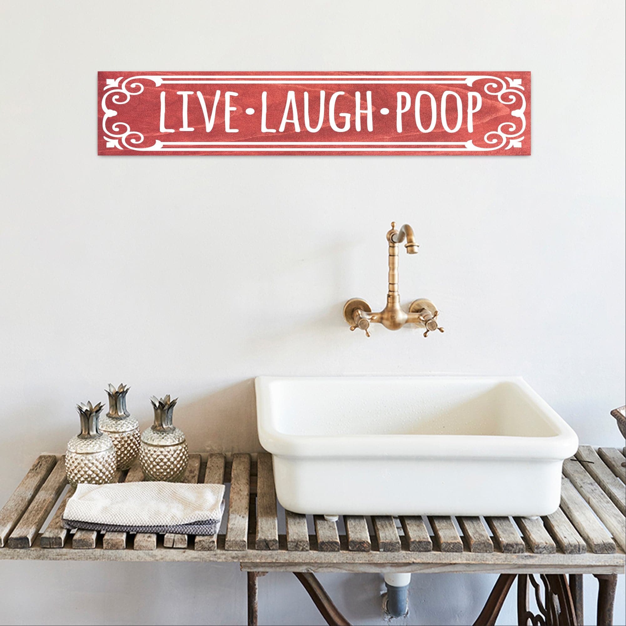 Live Laugh Poop - Dream Big Printables