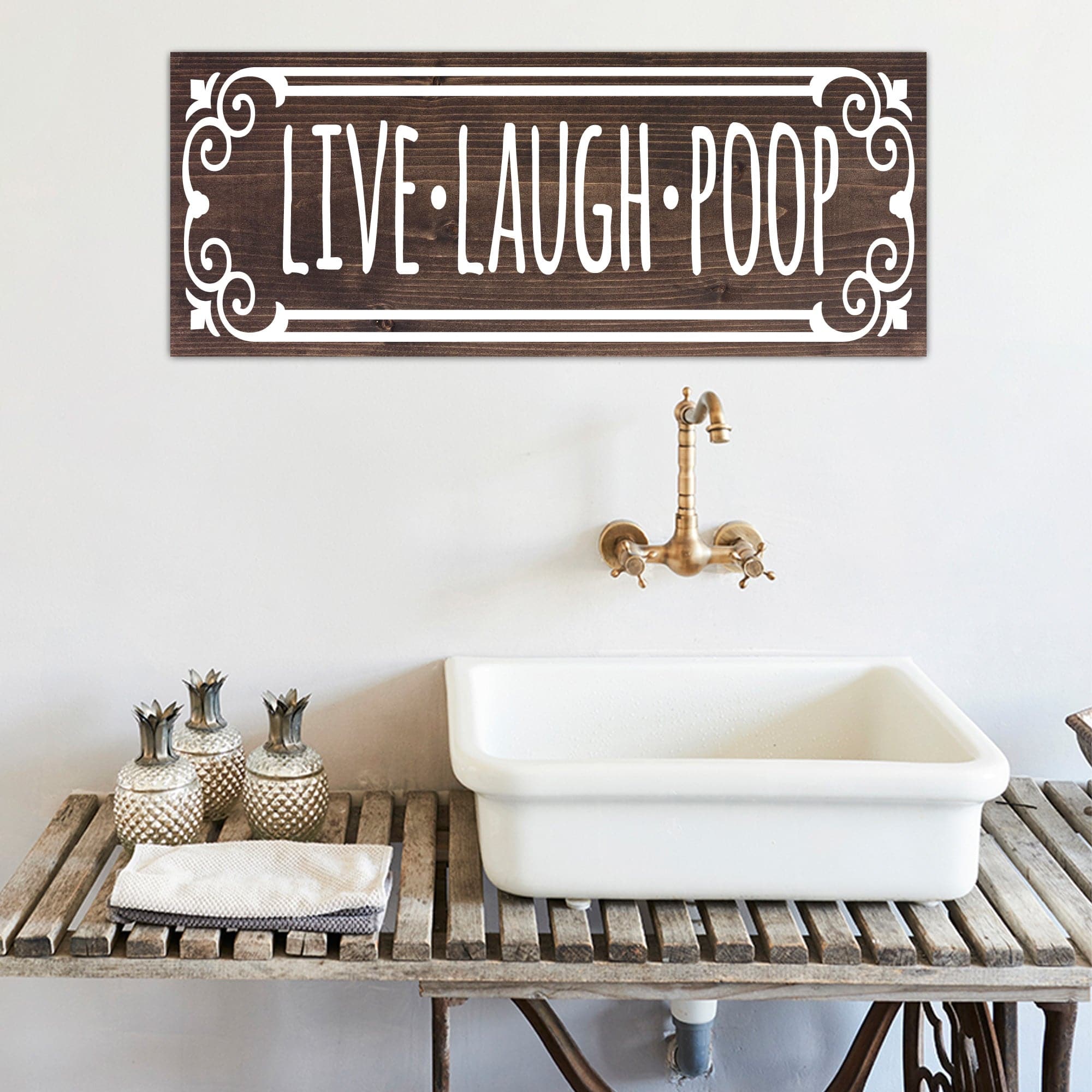 Live Laugh Poop - Dream Big Printables